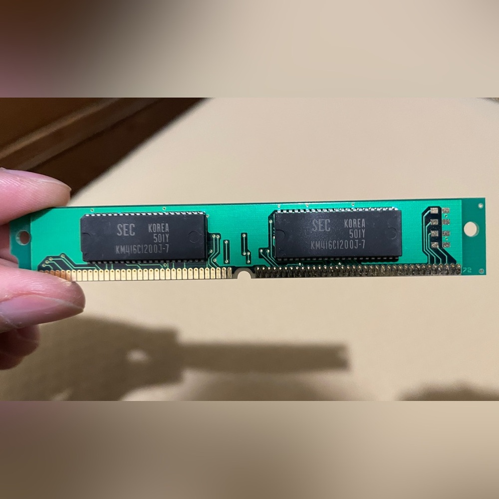 4MB 72-pin SIMM SEC Memory